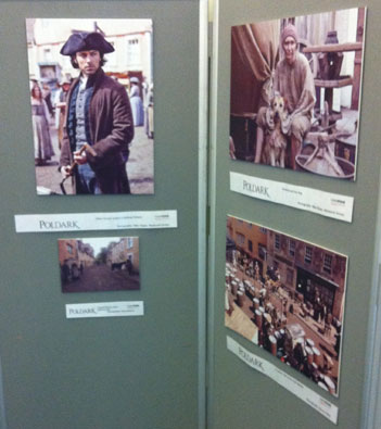 filming Poldark in Corsham