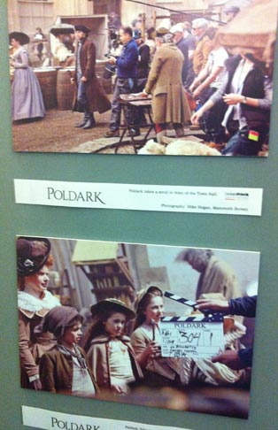 filming Poldark in Corsham