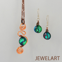 jewelart venus copper fused glass designs