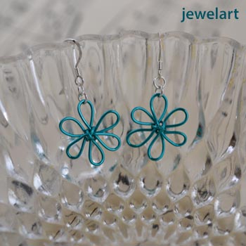 jewelart flower earrings